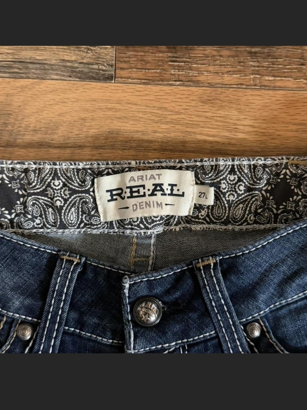 Ariat Dark Blue Boot Cut Jeans